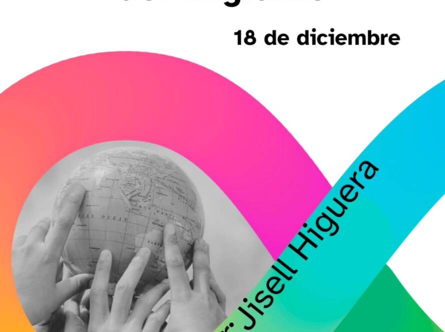 Póster por el día internacional del migrante