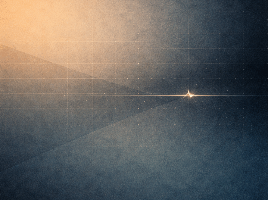 Un pasillo en medio de un cielo nocturno